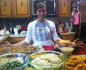My first Thanksgiving dinner, that I made all by myself!
