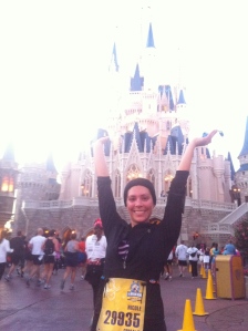 My very first half marathon at Disneyworld!